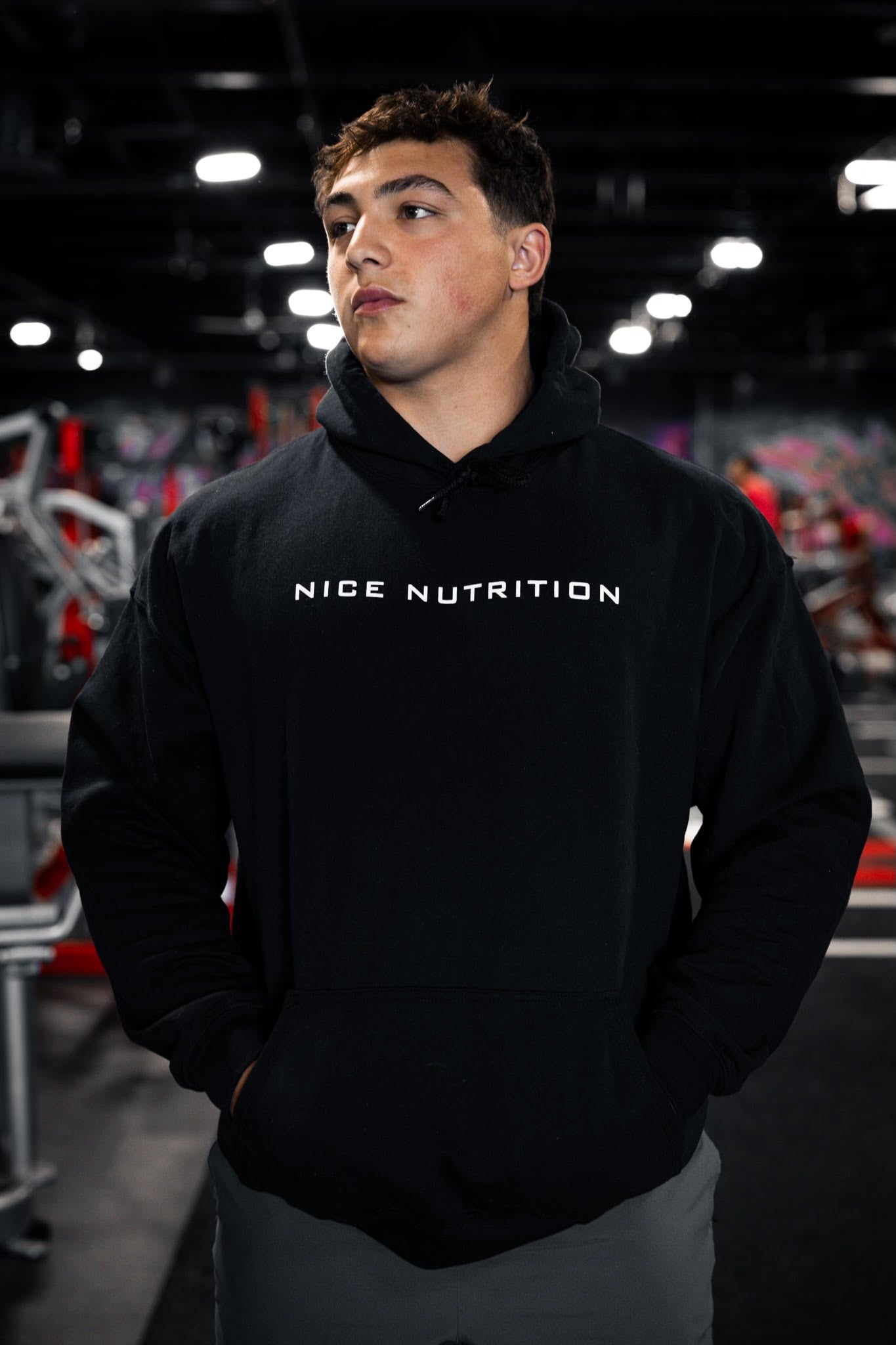 Nice Nutrition Logo Hoodie - Black