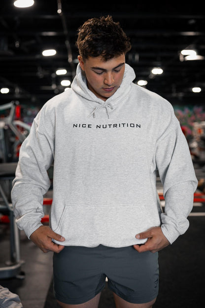 Nice Nutrition Logo Hoodie - Grey